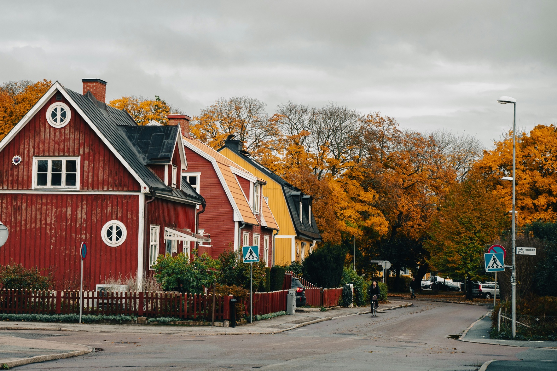 Flygfoto över Gävle