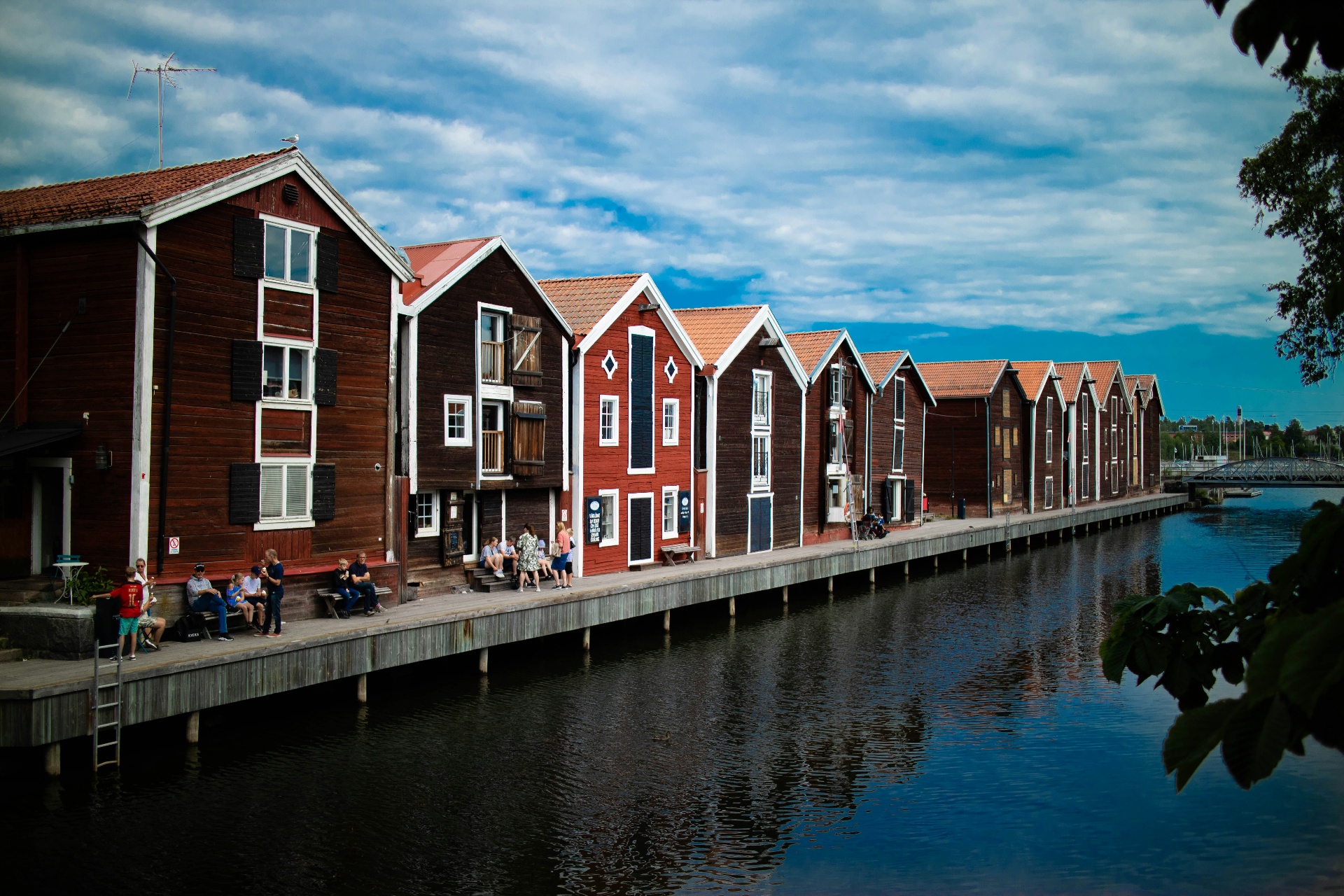 Flygfoto över Hudiksvall